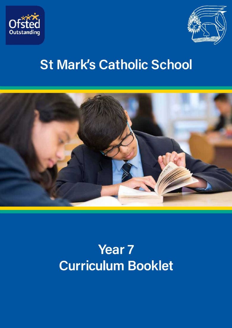 St Mark's Catholic School Curriculum Booklets